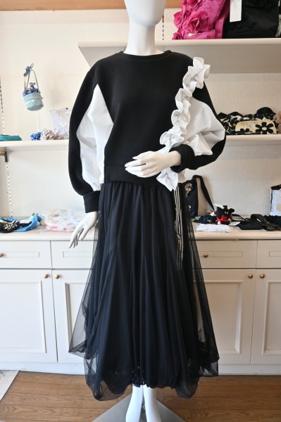 画像5: POTECHINO 　チュールバルーンスカート (5)