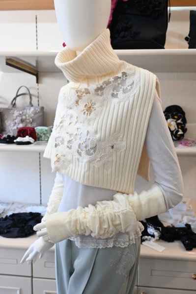 画像5: CAETLA　リブニットネックカバー　 (5)