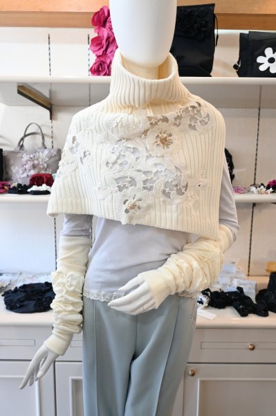 画像3: CAETLA　リブニットネックカバー　 (3)