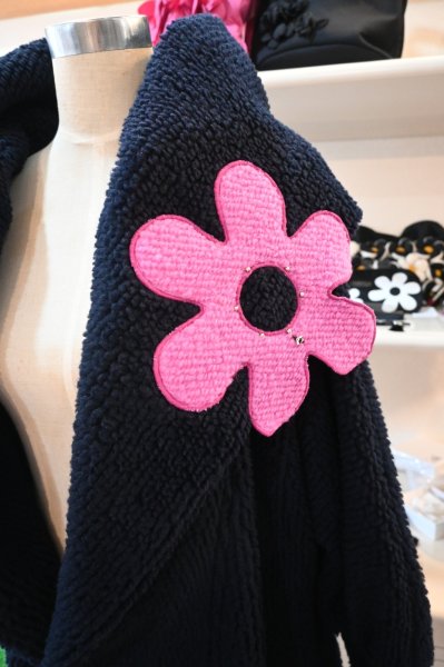 画像2: POTECHINO  プードルコーディガン　☆紺入荷しました☆ (2)