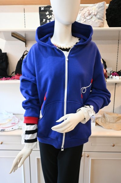 画像1: POTECHINO パーカー　☆ブルー入荷しました☆ (1)