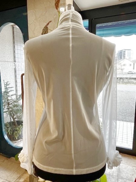 画像2: RainDance チュールハイネックカットソー　（ジュリア） (2)