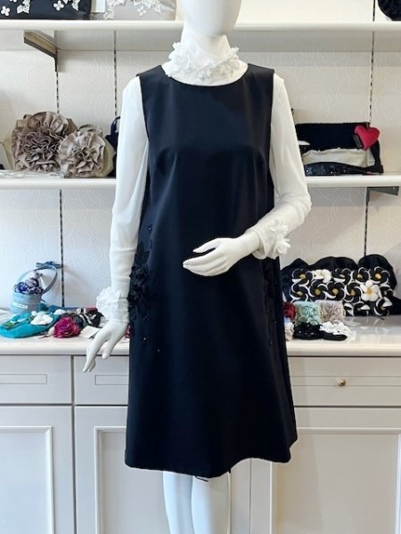 画像1: RainDance ワンピース　☆黒花入荷しました☆ (1)