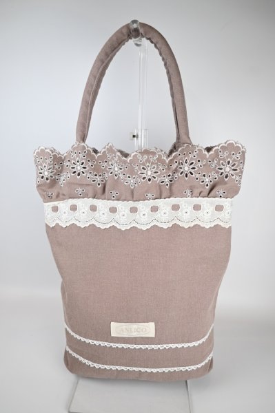 画像4: ANLICO 　リボンバッグ☆ブラウン入荷☆ (4)