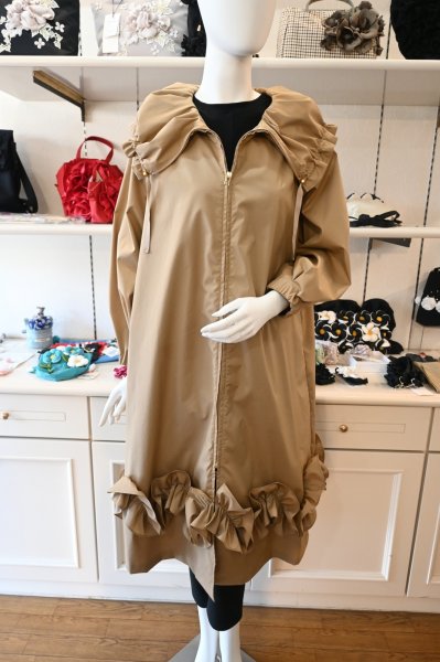 画像1: NAPATA MELLOE　フリルコート (1)