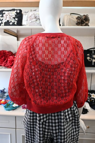 画像8: POTECHINO　レースカーディガン (8)