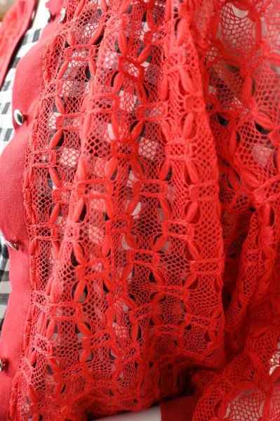 画像5: POTECHINO　レースカーディガン (5)