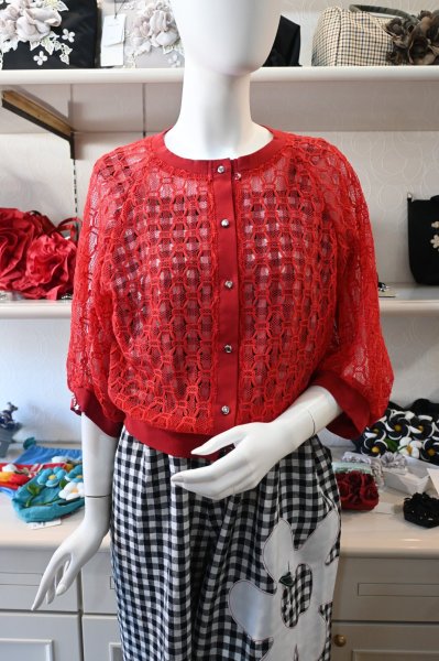 画像9: POTECHINO　レースカーディガン (9)