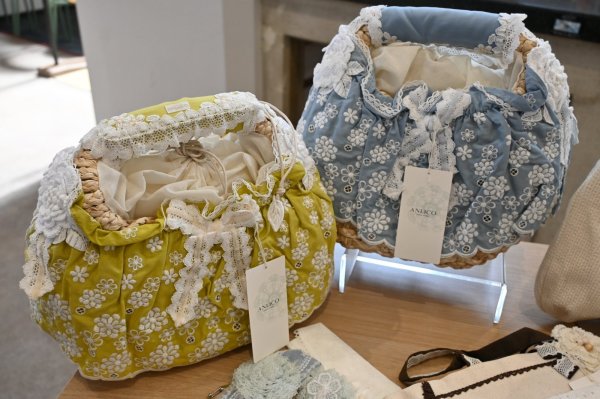 画像1: ANLICO　カゴバッグ (1)