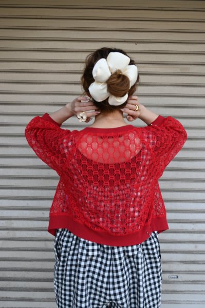 画像3: POTECHINO　レースカーディガン (3)