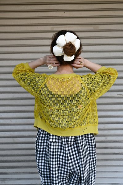 画像4: POTECHINO　レースカーディガン (4)