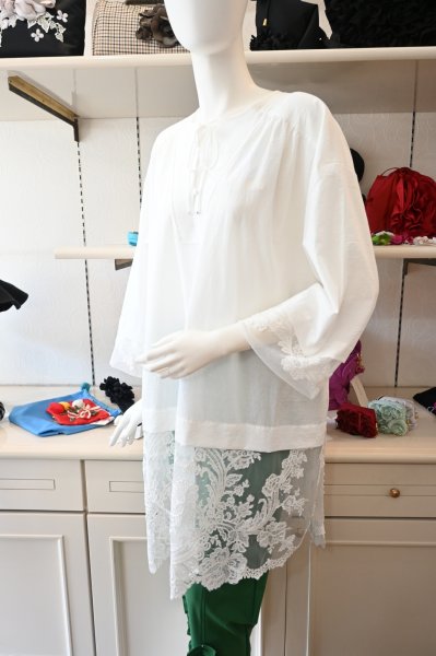 画像4: HISCHRONE　チャーチブラウス (4)