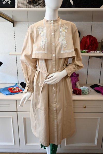 画像1: ANLICO　コートワンピース (1)