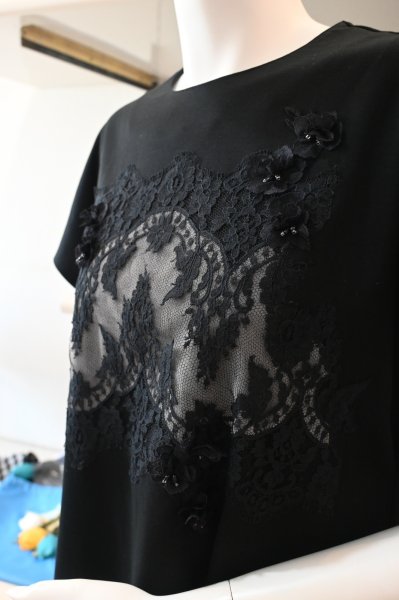 画像4: HISCHRONE　フレンチカットソー☆黒入荷しました☆ (4)
