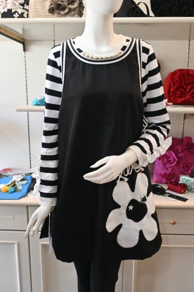 画像1: POTECHINO　エプロン(アップルネッタ)　☆黒入荷しました☆ (1)