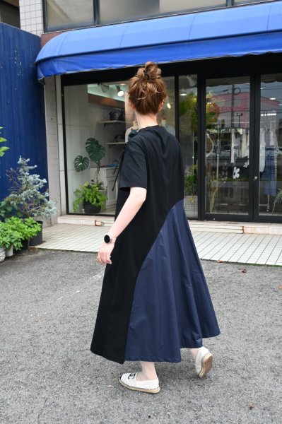 画像2: POTECHINO  ボトルネックワンピース　 (2)