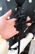 画像3: POTECHINO ドットサテンサロペット (3)