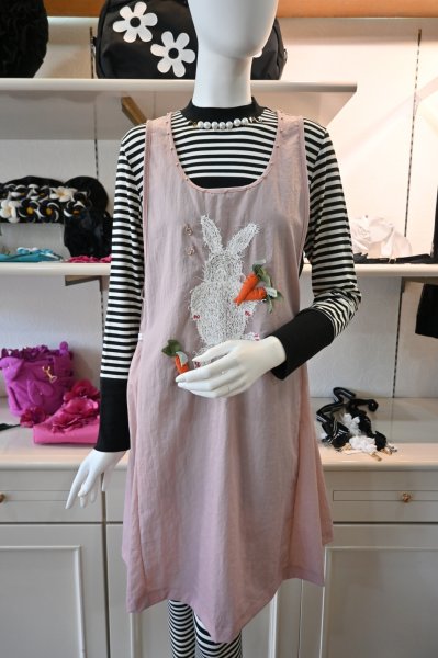画像1: POTECHINO　エプロン（モフィ―）☆ショート入荷しました☆ (1)